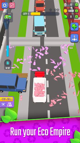 Garbage Truck City Tycoon Zrzut ekranu 1