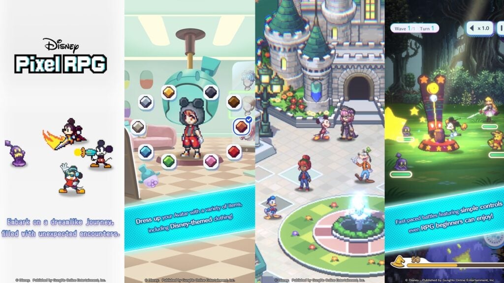 Pre-register nu voor Disney Pixel RPG: vecht met Mickey en vrienden!