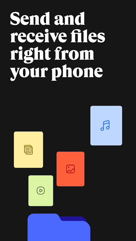 WeTransfer : File Transfer Capture d'écran 0