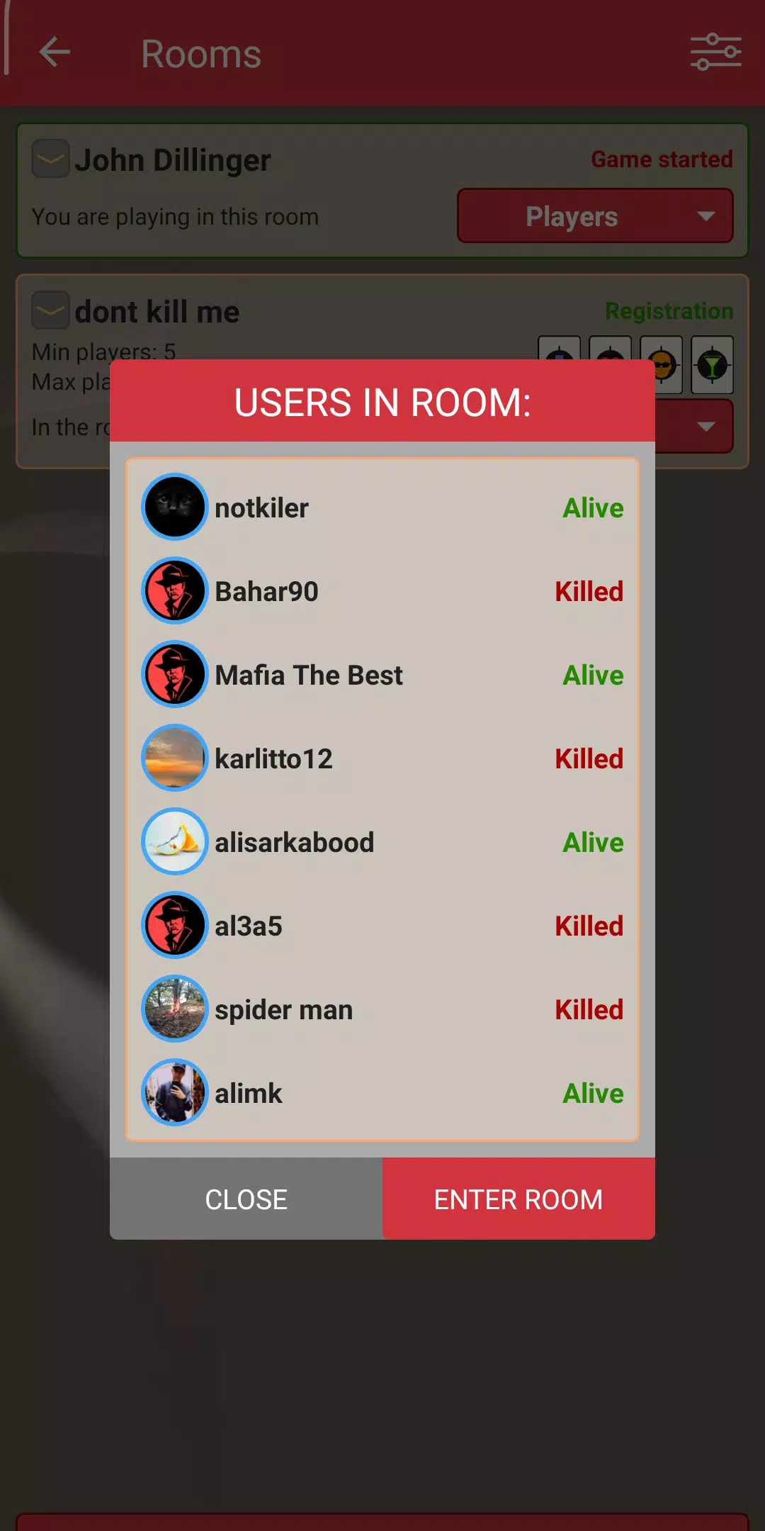 Mafia online Screenshot 3