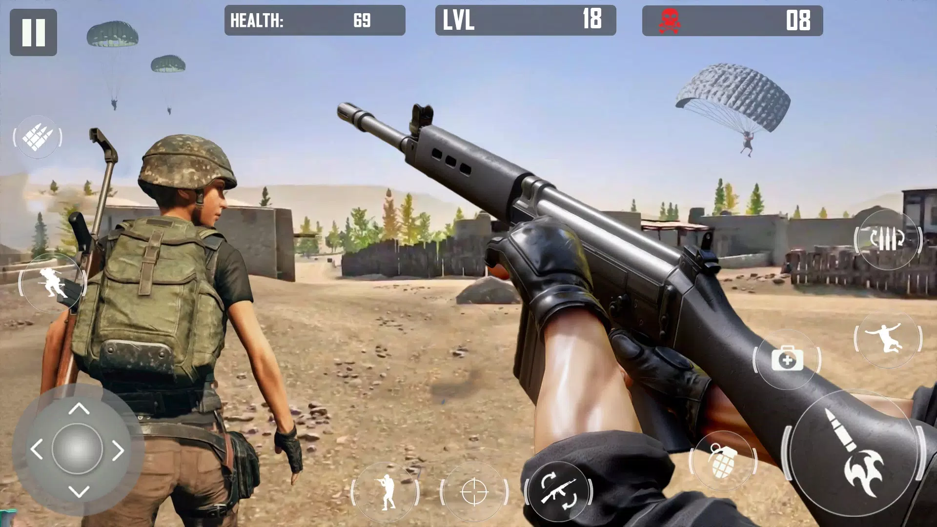 Squad Fire Gun Games - Battleg Screenshot 2