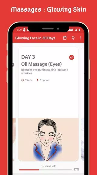 Glowing Face in 30 Days -  NO Скриншот 2