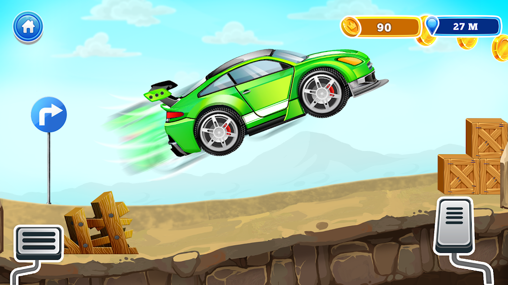 Uphill Races Car Game For Boys Captura de tela 2