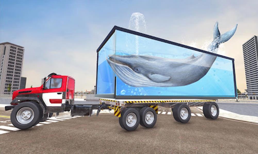 Sea Animal Transporter 2018: Truck Simulator Game Screenshot 1