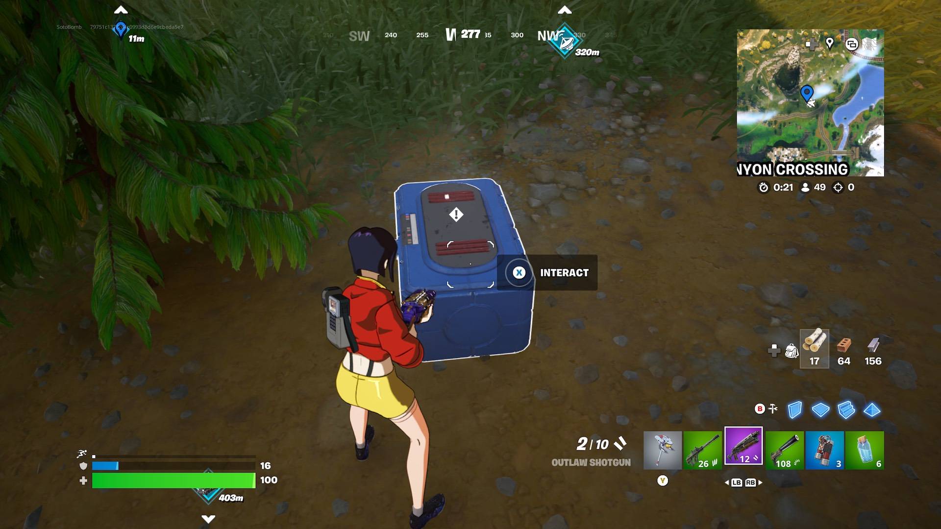 Cara Melengkapi Ransel Sensor dan Mengimbas Tandatangan Tenaga Misteri di Fortnite Bab 6