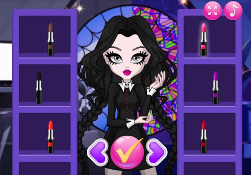 Wednesday Addams DressUp Screenshot 3