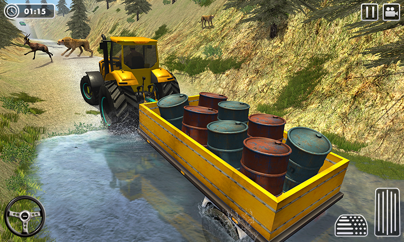 Tractor Trolley Cargo Drive Captura de tela 3