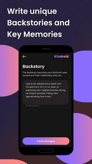 Kindroid: AI Tangkapan skrin 1