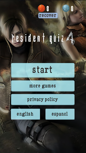 Resident Quiz Evil 4 Capture d'écran 1