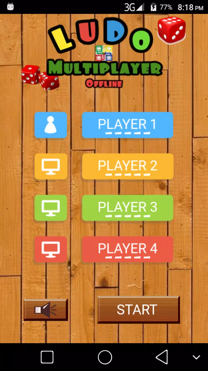 Ludo Offline Multiplayer AI Captura de pantalla 0