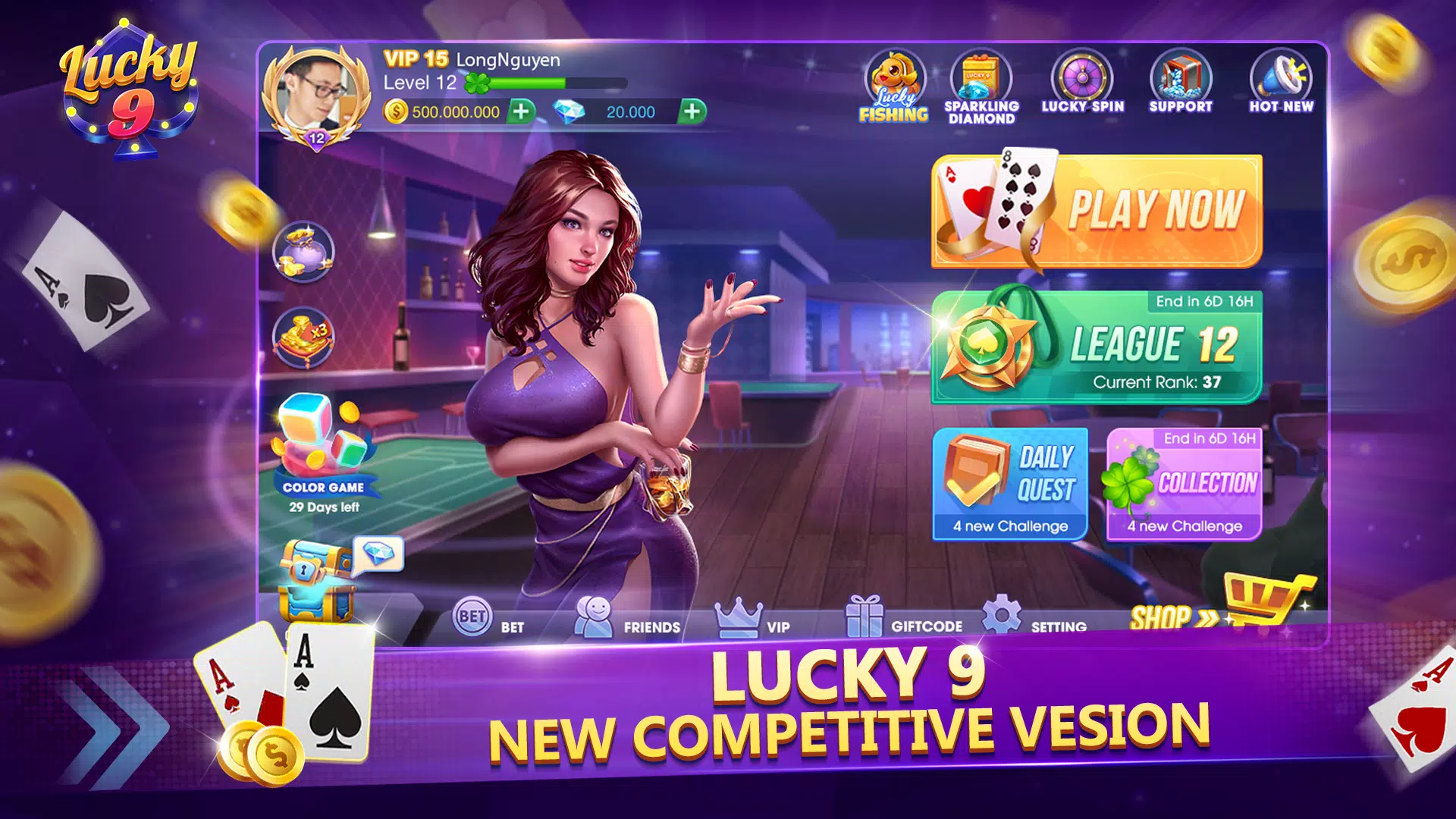 Lucky 9 스크린샷 0