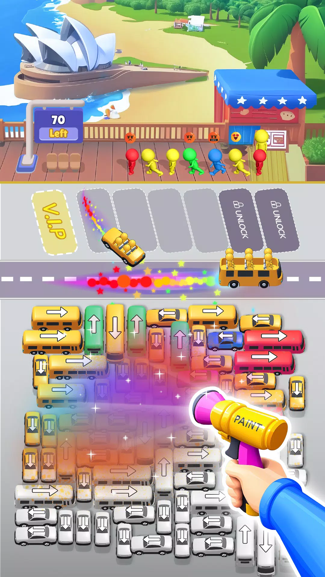 Schermata Bus Sort Jam: Parking Puzzle 3