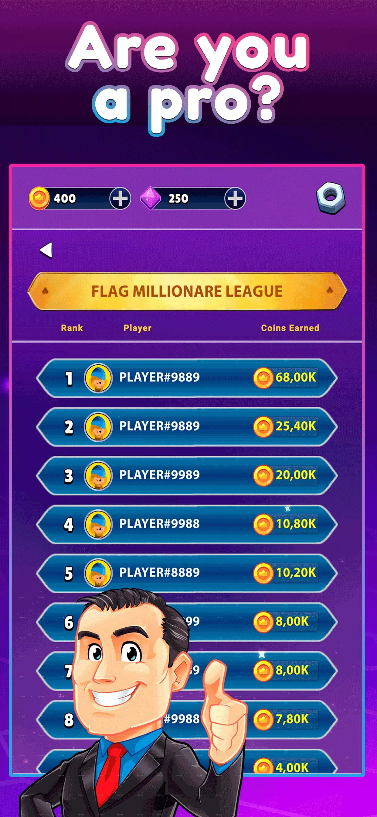 Millionaire Trivia : Game Quiz Ảnh chụp màn hình 2