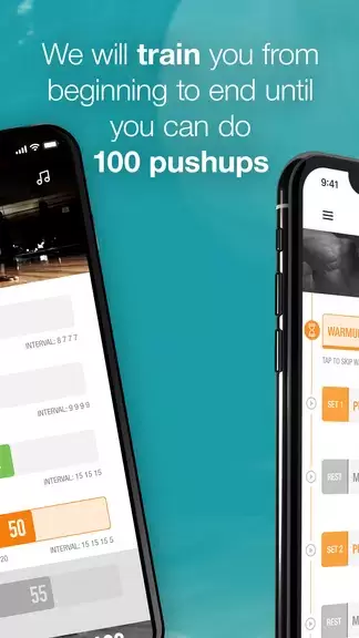 0-100 Pushups Trainer Screenshot 1