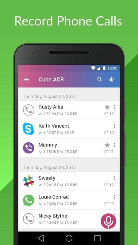 Call Recorder – Cube ACR Zrzut ekranu 2