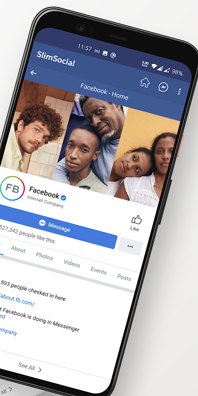 SlimSocial for Facebook Ekran Görüntüsü 2