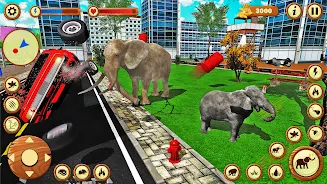 Elephant Simulator City Attack Captura de tela 2