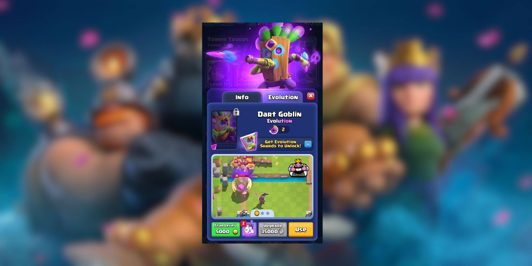 Contoh dek Evo Dart Goblin