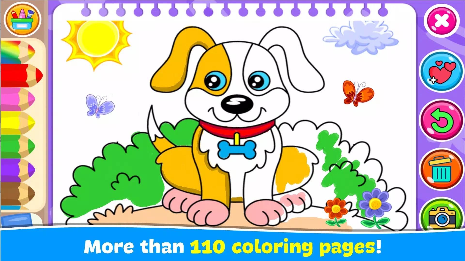 Coloring,  Music and Games ဖန်သားပြင်ဓာတ်ပုံ 1