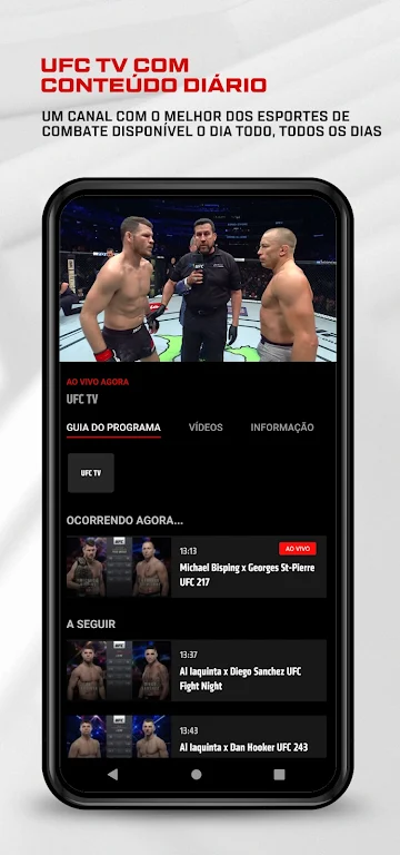 UFC Fight Pass - MMA ao vivo Captura de tela 2