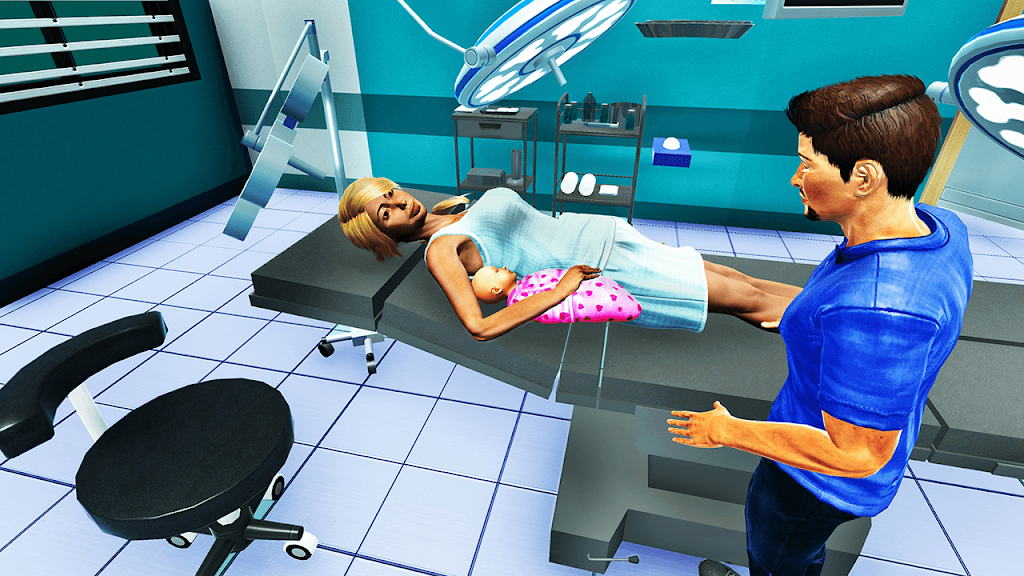 Pregnant Mom Baby Care Sim Capture d'écran 0