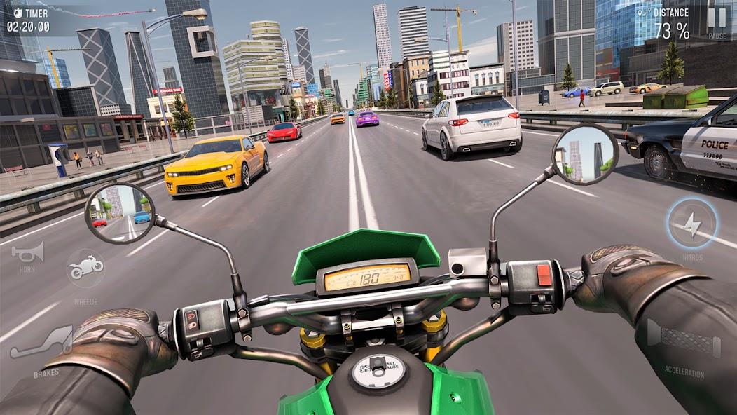 BRR: Moto Bike Racing Game 3D Mod Schermafbeelding 2