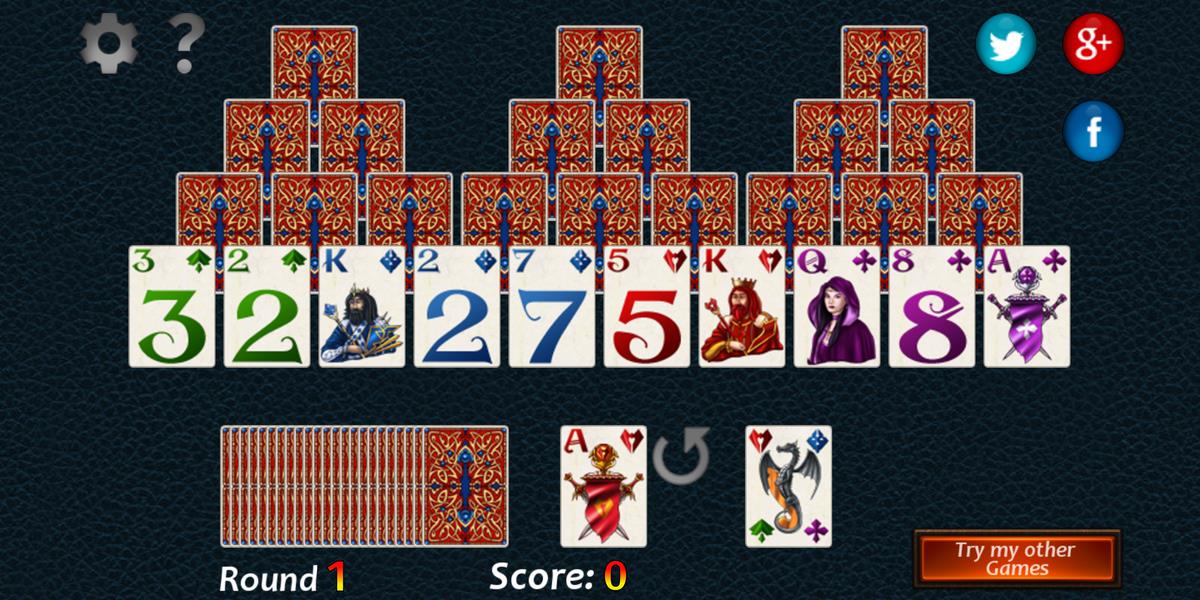 Fantasy Solitaire TriPeaks Captura de pantalla 0