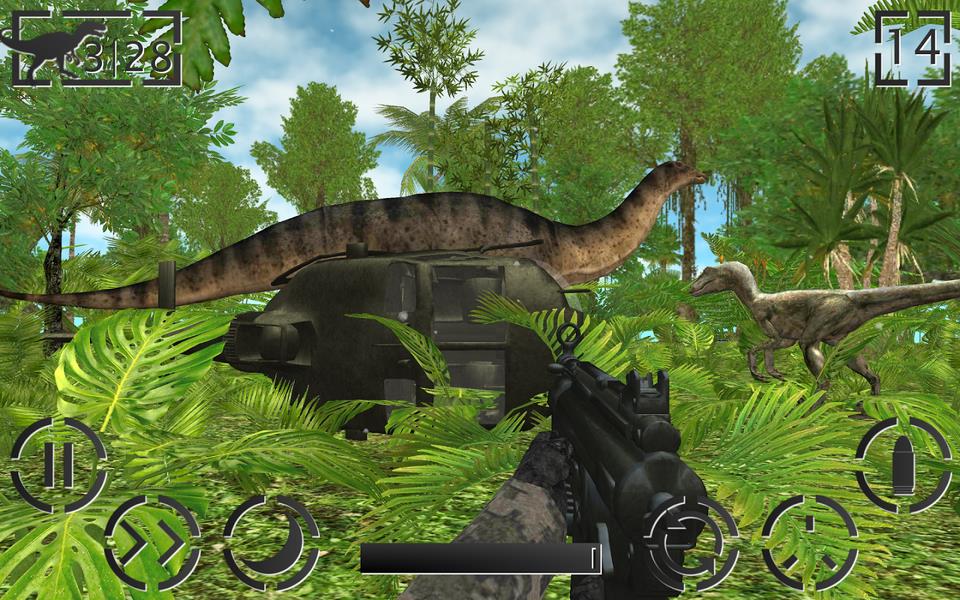 Dinosaur Hunter: Survival Game Ảnh chụp màn hình 2