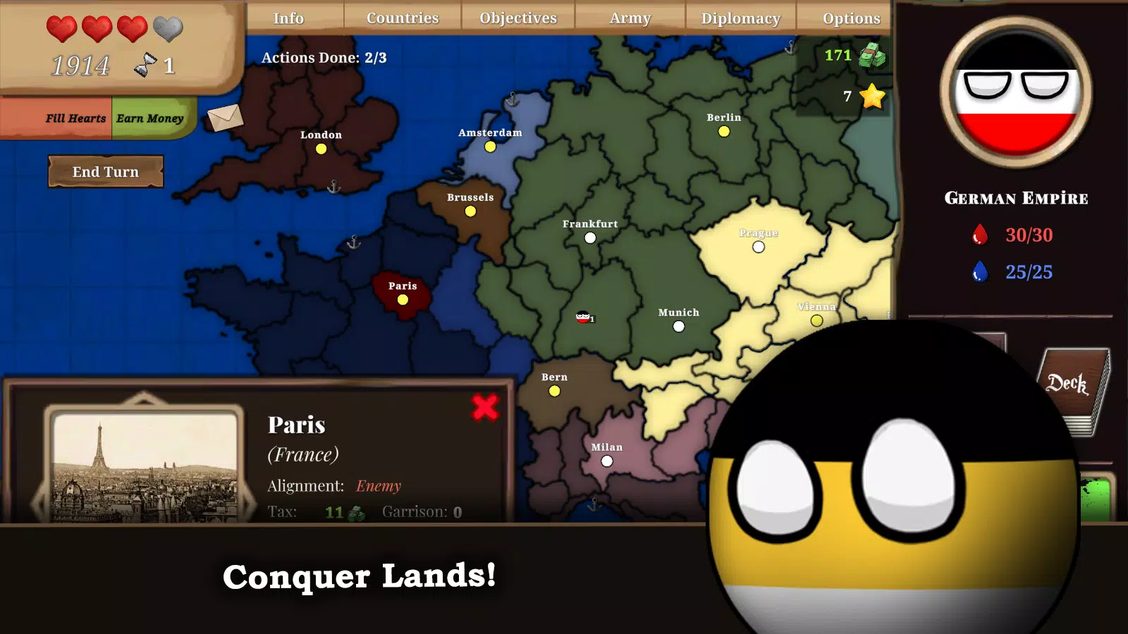Countryball: Europe 1890 Captura de pantalla 1