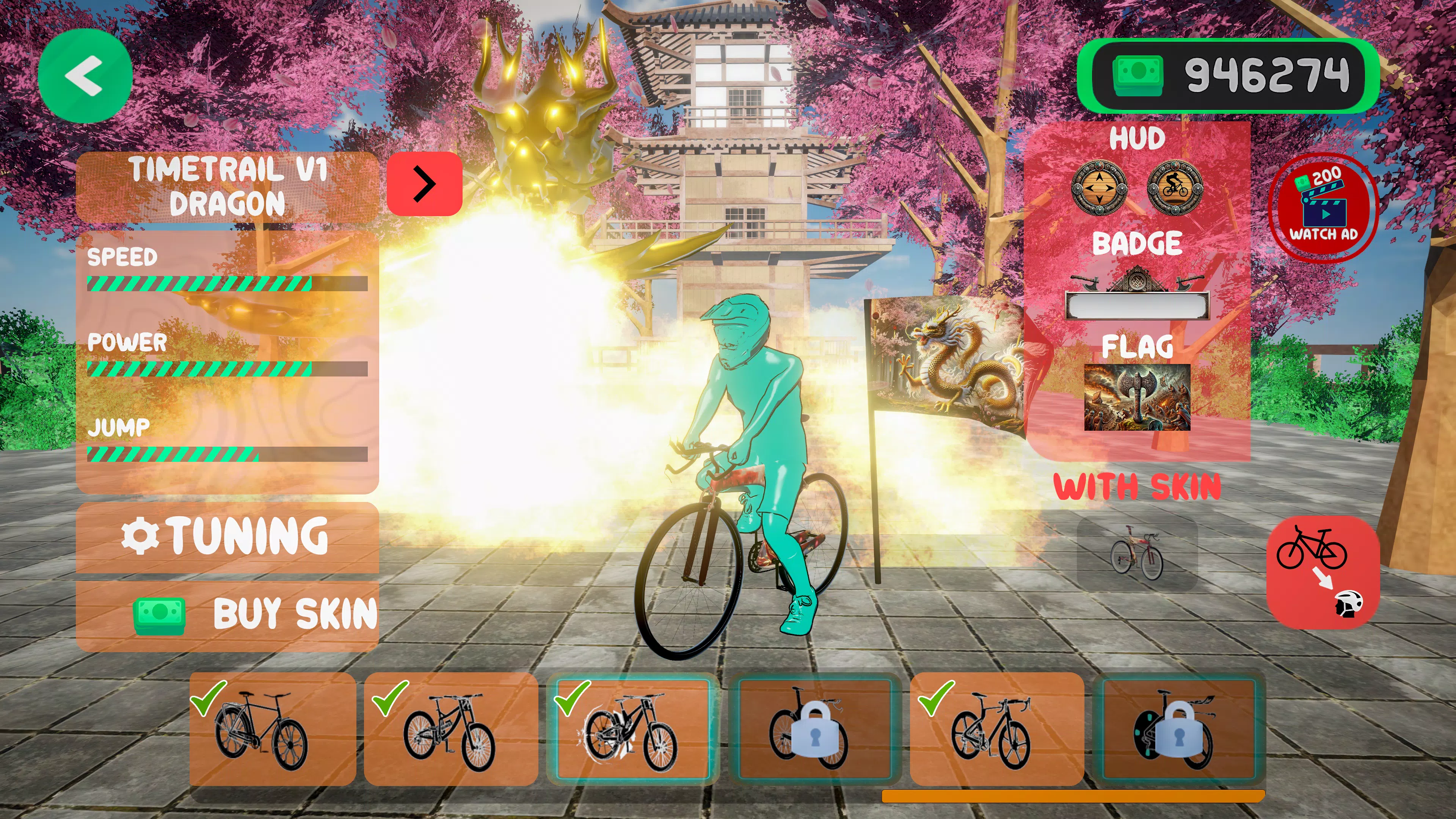 Schermata Bicycle Extreme Rider 3D 1