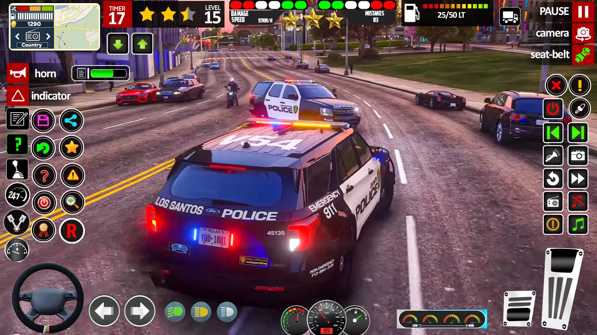 Car Chase Game Cop Simulator Capture d'écran 1