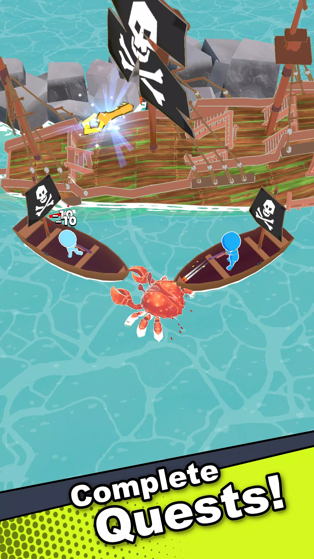 Crab Life - Idle Rpg Ảnh chụp màn hình 0