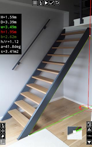 3D Measurement App - Plumb-bob Captura de tela 3