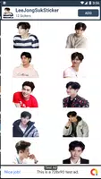 Sticker Chat Lee Jong Suk Cute KPOP應用截圖第0張