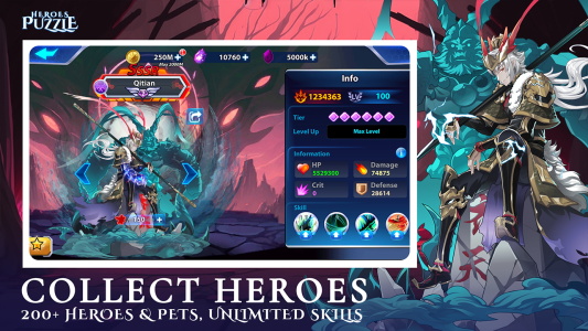 Heroes & Puzzles Capture d'écran 2