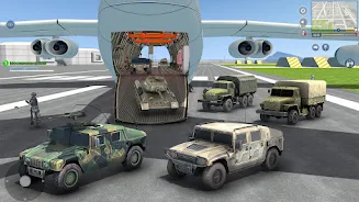 Army Vehicle Cargo: Truck Game スクリーンショット 0