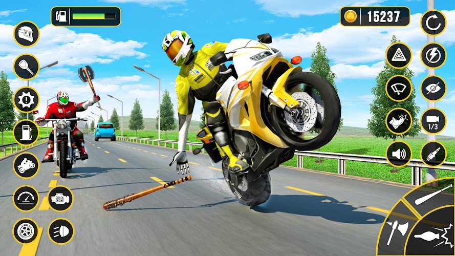 Moto Attack - Bike Racing Game Captura de tela 0