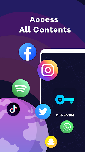 Color VPN - Secure Fast VPN Captura de pantalla 0