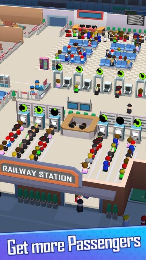 Idle Railway Tycoon スクリーンショット 3