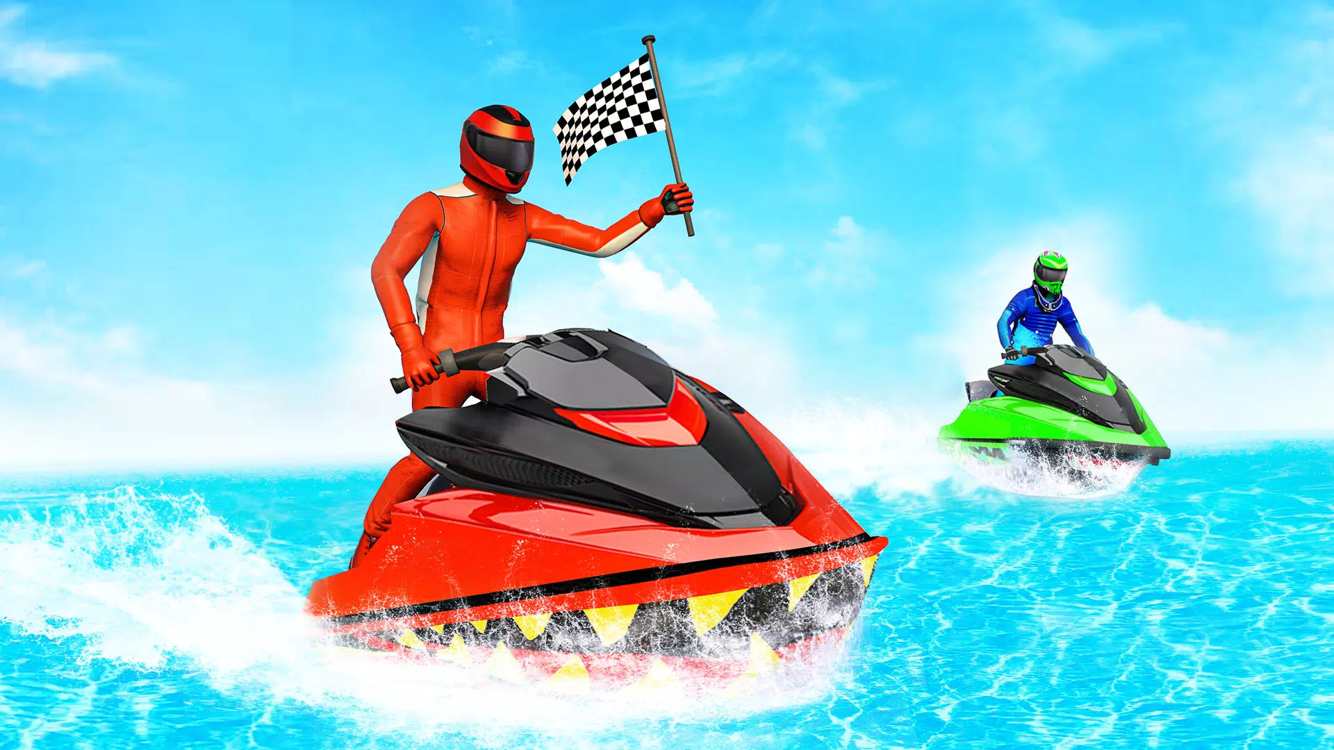 Jet Ski Games Boat Racing Game Captura de tela 0