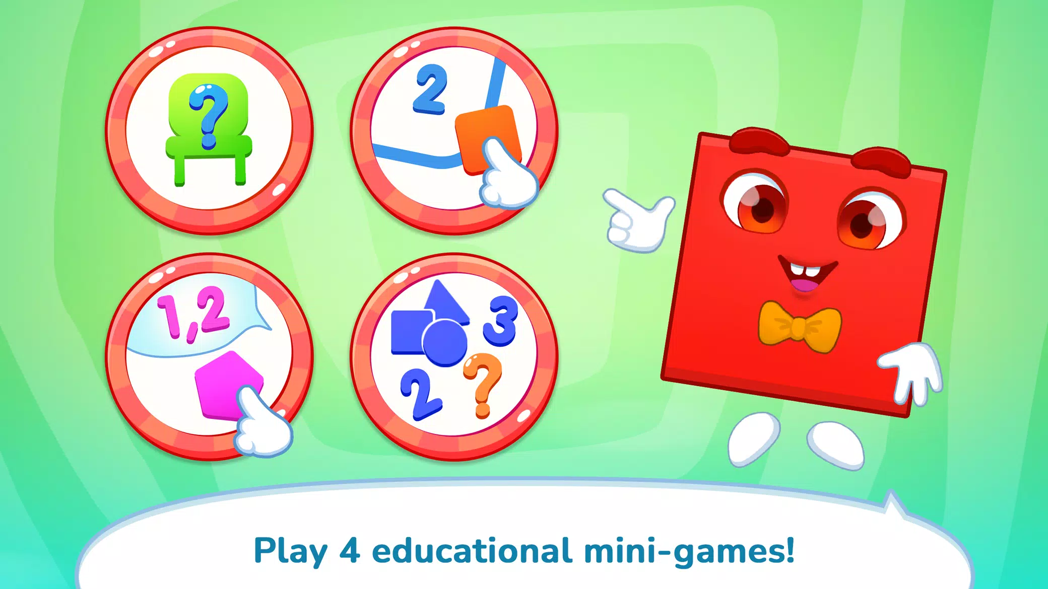 Numbers & Shapes Learning Game Captura de tela 1