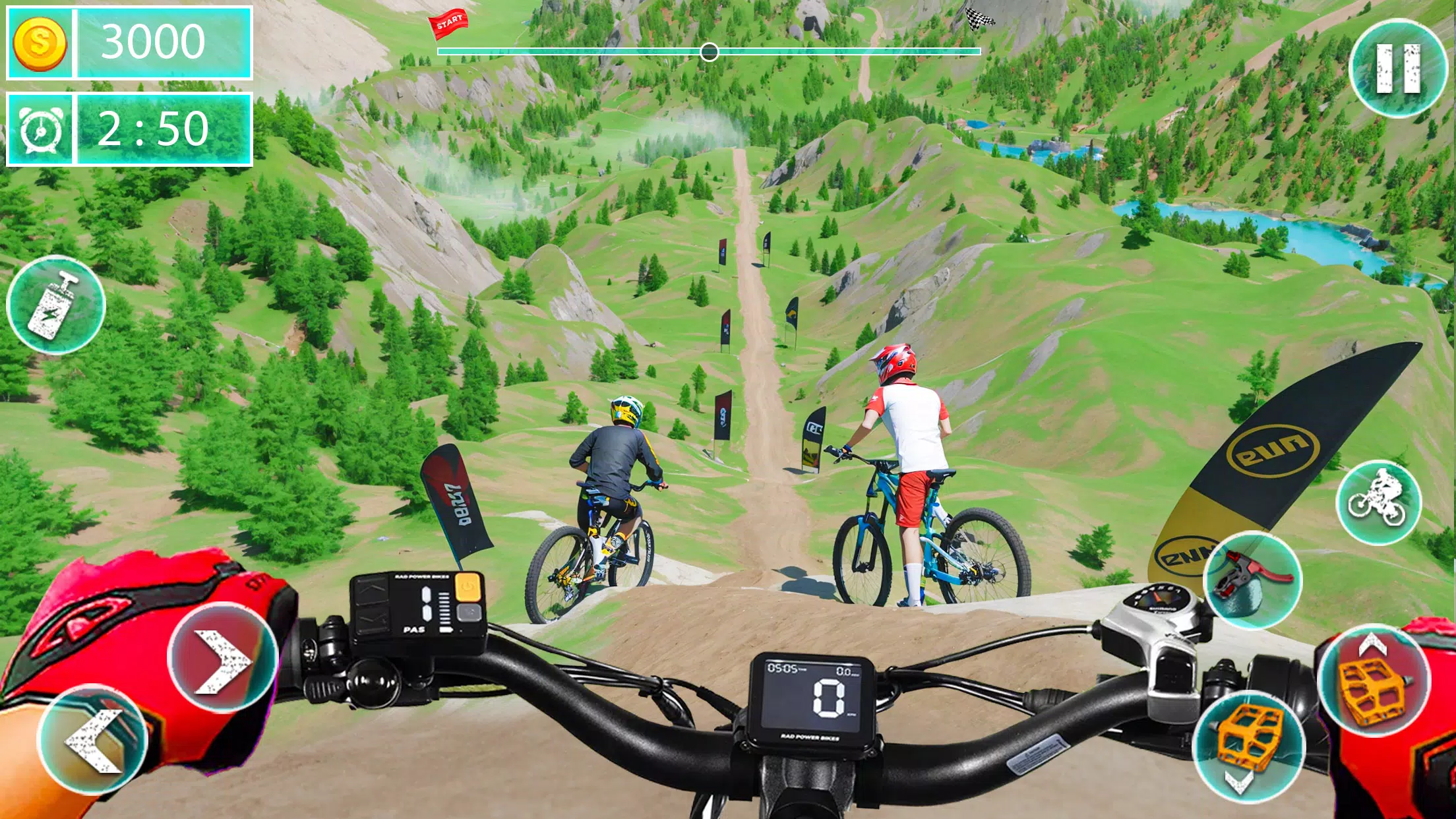 MTB Downhill: BMX Racer Скриншот 2