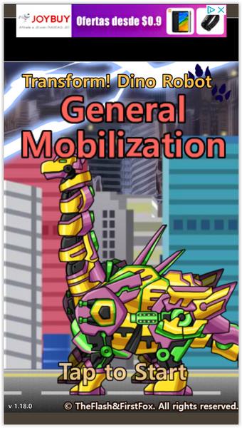 Transform! Dino Robot - General Mobilization Ảnh chụp màn hình 0