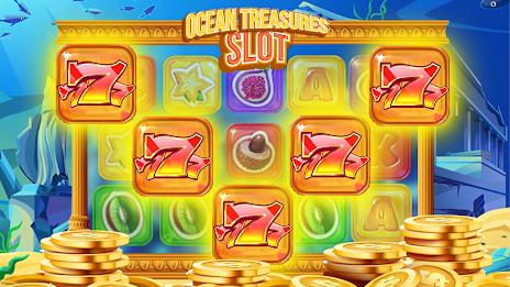 Ocean Treasures Slots 777 Capture d'écran 0