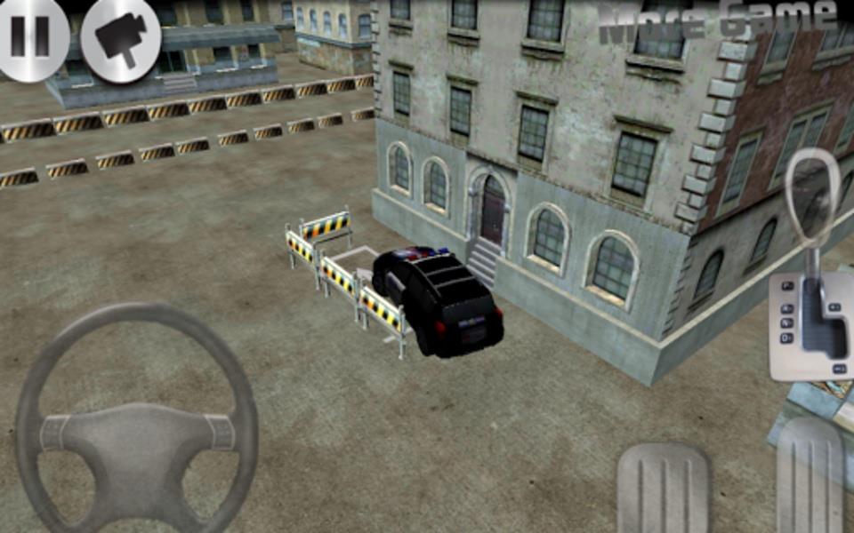 3D police car parking Скриншот 0