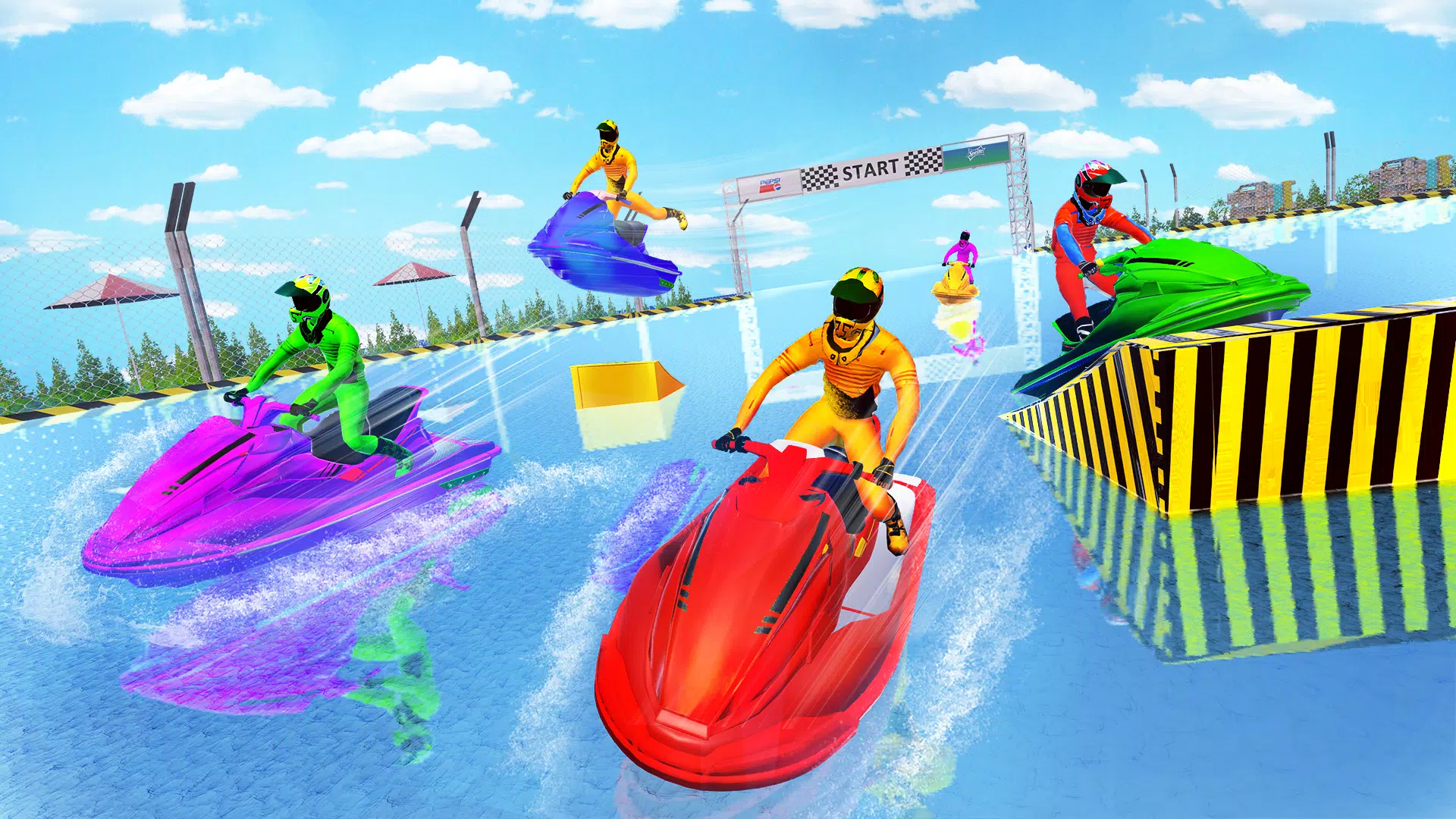 Jet Ski Games Boat Racing Game Captura de tela 3