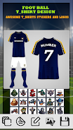 Football Jersey Maker- T Shirt Captura de tela 2