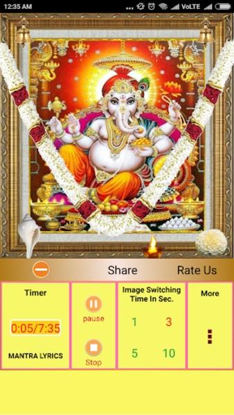 Powerful Ganesh Mantra Captura de tela 0