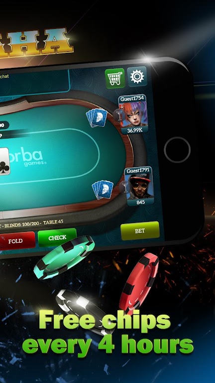 Live Poker Tables–Texas holdem and Omaha Screenshot 3