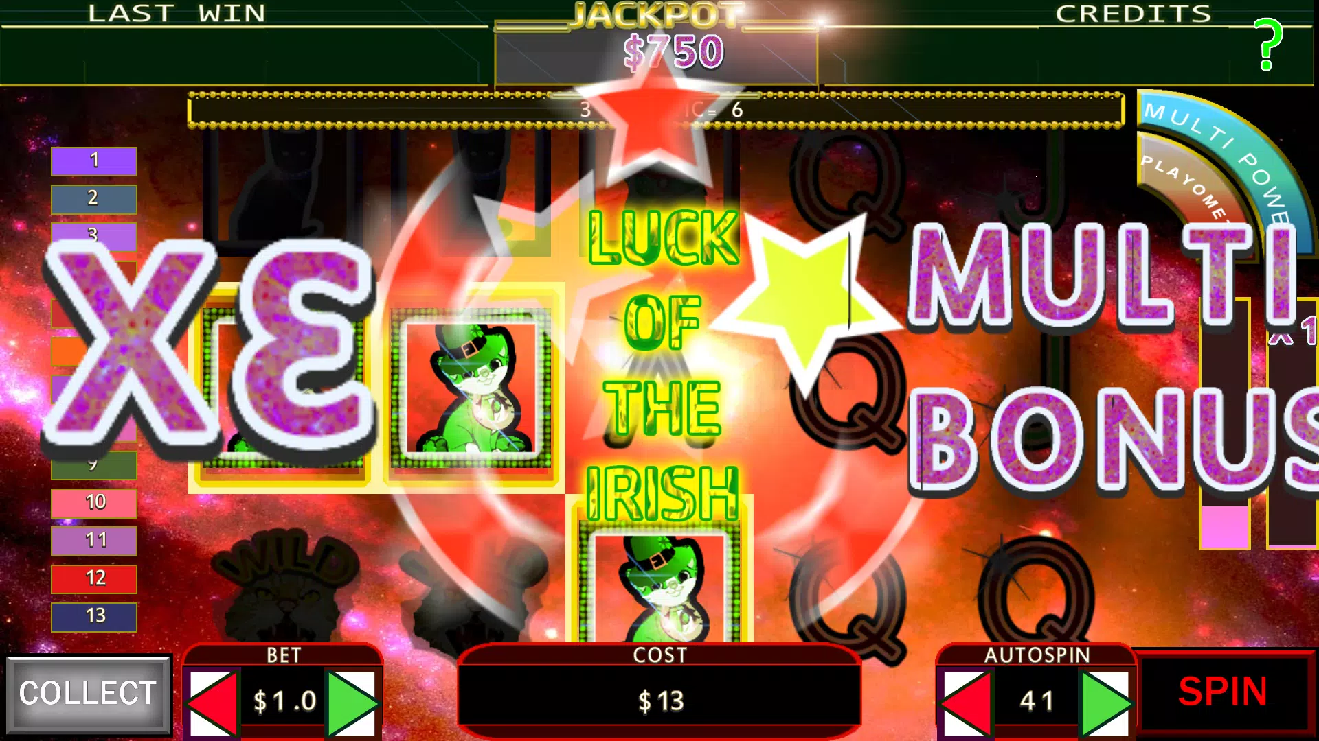 Lucky Beckoning Kitty Fruit Machine Скриншот 1